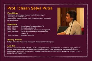 profil Prof. Ichsan Setya Putra