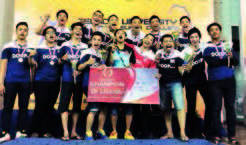 Tim Bulutangkis Raih Juara 1 Telkom Engineering Badminton Super Challenge 2015