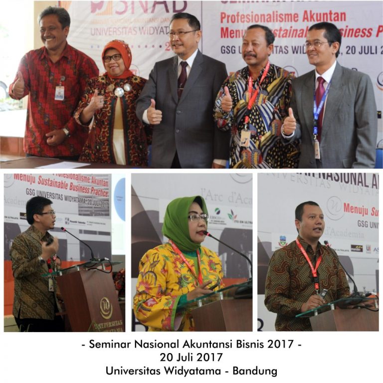 Fak Ekonomi UTama dengan IAI Jawa Barat Selenggarakan Seminar Nasional Akuntansi Bisnis