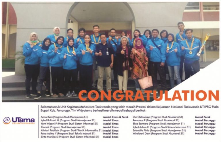 UKM Taekwondo UTama Boyong 16 Medali
