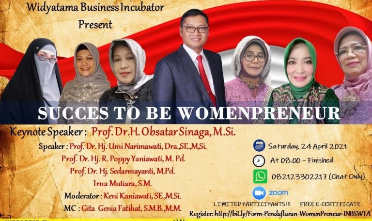 Webinar “Women Leaders And Entrepreneur” – Peringati Hari Kartini